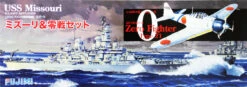 Fujimi TOKU SP28 USS Missouri 1/700 Scale & IJN Zero Fighter Type 21 1/48 Scale