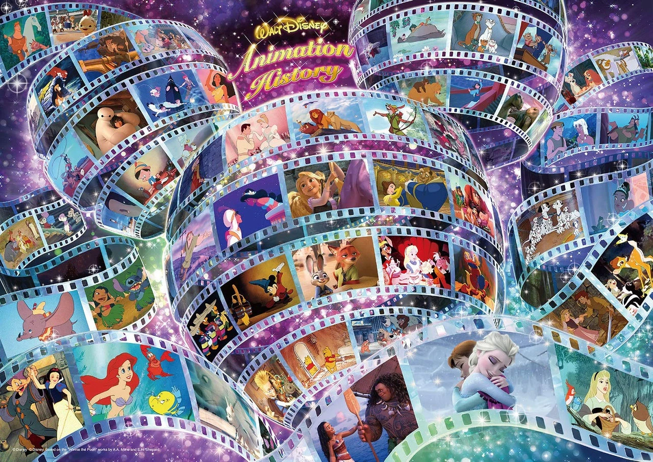 Tenyo Japan Jigsaw Puzzle DW1000-006 Disney Animation History (1000 S-Pieces) 3 Tenyo Japan Jigsaw Puzzle DW1000-006 Disney Animation History (1000 S-Pieces)