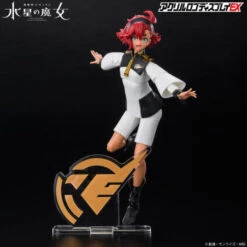 Bandai Acrylic Logo Display EX Asticassia School Of Technology Mobile Suit Gundam: The Witch From Mercury -Model Shop acrylic logo display ex asticassia school of technology mobile suit gundam the witch from mercury 2