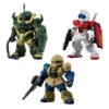 FW GUNDAM CONVERGE CORE Mobile Suit Gundam REAL TYPE II 3 Figures Set Premium Bandai -Model Shop fw gundam converge core mobile suit gundam real type ii 3 figures set premium bandai