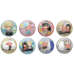 Pepakura Spy X Family HOME TIME Trading Tin Badge 8Pack BOX