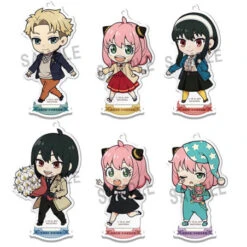MegaHouse TokoToko Acrylic Stand Spy X Family 6Pack BOX