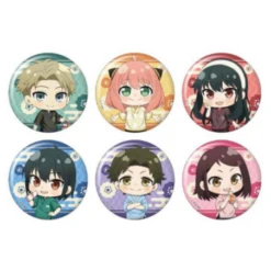 Trading Can Badge Mini Characters Ver. SPY X FAMILY 6Pack BOX